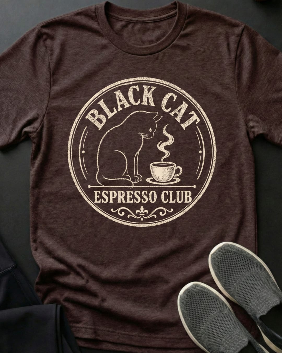 Expresso Club Tee Gift For Cat Lover