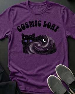 Cosmic Loaf Tee Gift For Cat Lover