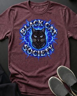 Electric Society Tee Gift For Cat Lover