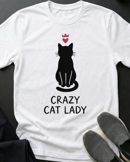 Crazy Cat Lady Tee Gift For Cat Lover