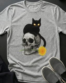 Dandilion Tee Gift For Cat Lover