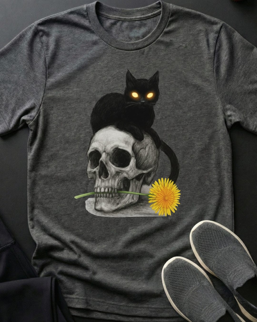 Dandilion Tee Gift For Cat Lover