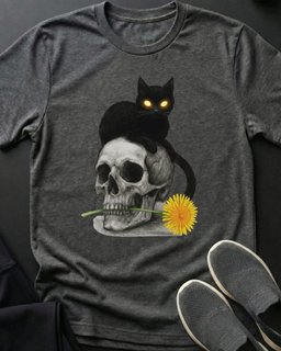 Dandilion Tee Gift For Cat Lover