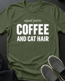Equal Parts Tee Gift For Cat Lover