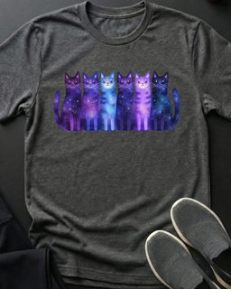 Galaxy Cats Tee Gift For Cat Lover