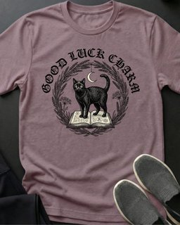 Good Luck Charm Tee Gift For Cat Lover