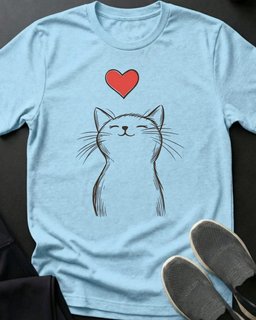 Happy Cat Tee Gift For Cat Lover