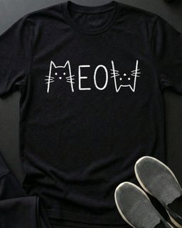 Meow Tee Gift For Cat Lover