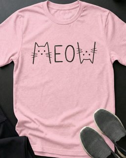Meow Tee Gift For Cat Lover