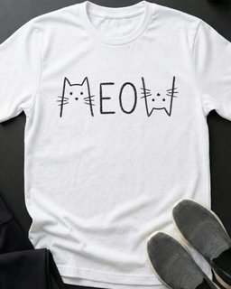 Meow Tee Gift For Cat Lover