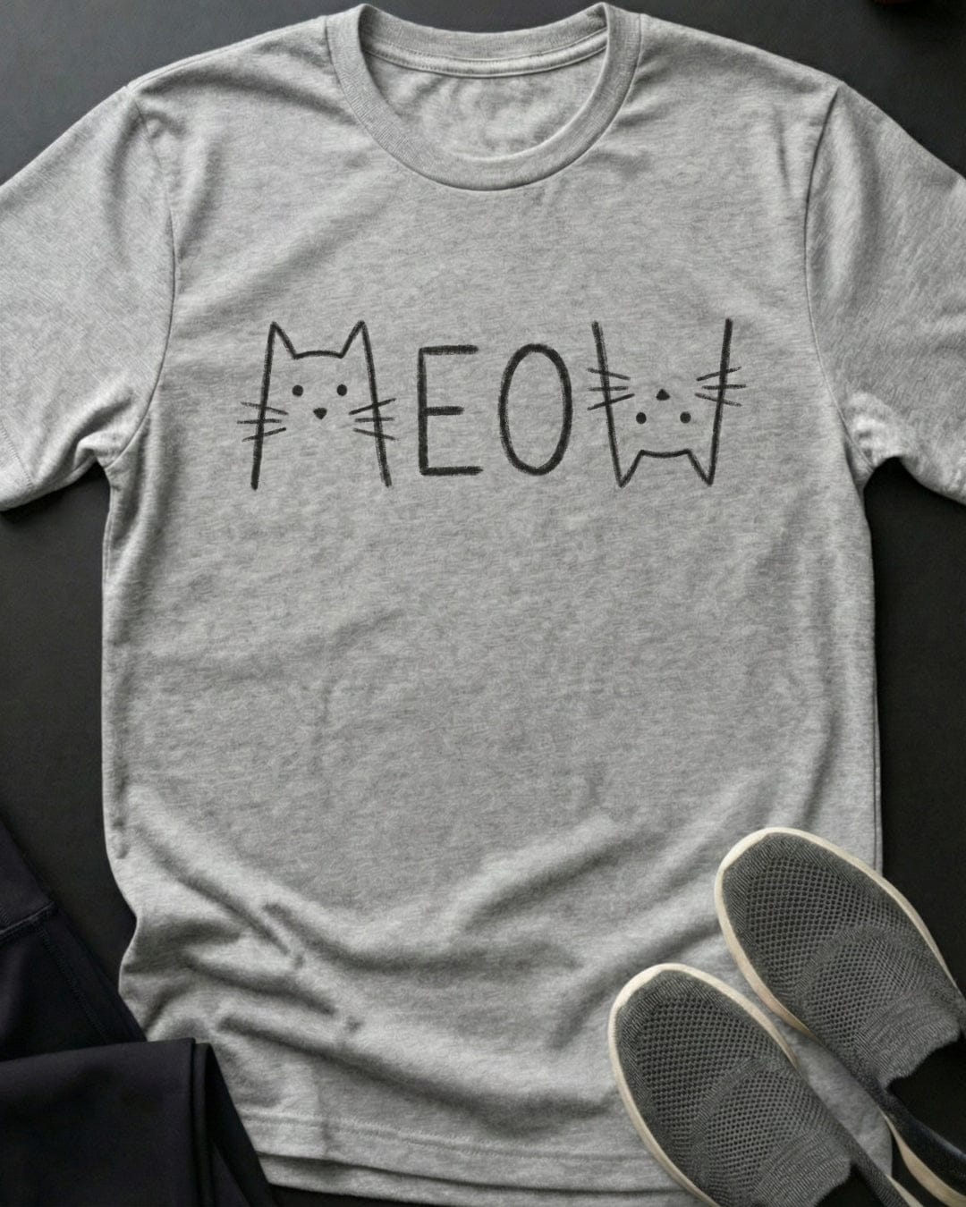 Meow Tee Gift For Cat Lover