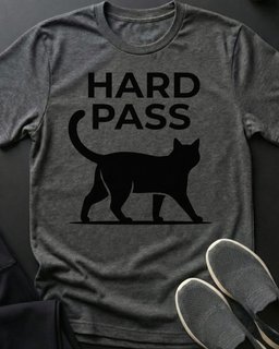Hard Pass Tee Gift For Cat Lover