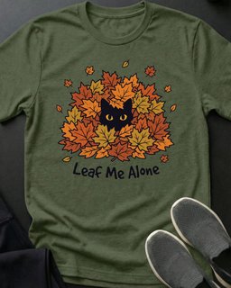 Leave Me Alone Tee Gift For Cat Lover