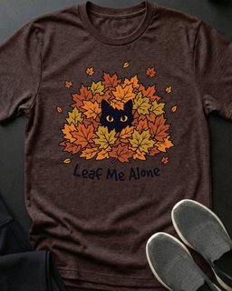 Leave Me Alone Tee Gift For Cat Lover