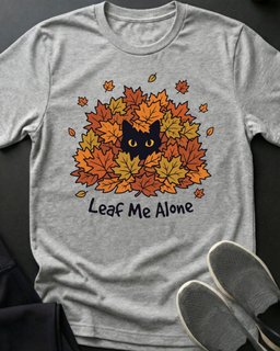 Leave Me Alone Tee Gift For Cat Lover