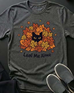 Leave Me Alone Tee Gift For Cat Lover