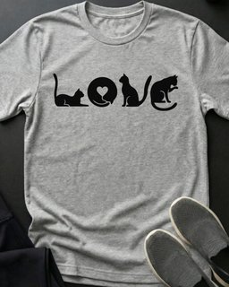 Love Tee Gift For Cat Lover