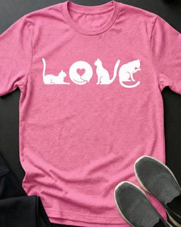 Love Tee Gift For Cat Lover