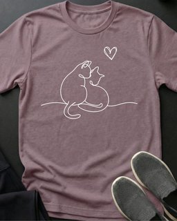 Love Snuggles Tee Gift For Cat Lover