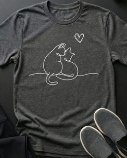 Love Snuggles Tee Gift For Cat Lover