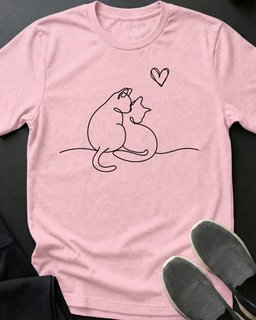Love Snuggles Tee Gift For Cat Lover