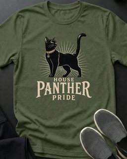 House Panther Pride Tee Gift For Cat Lover