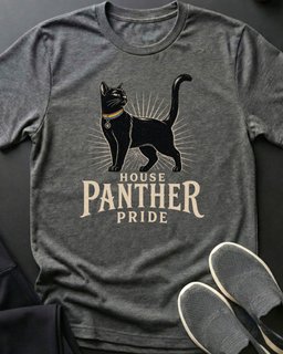 House Panther Pride Tee Gift For Cat Lover