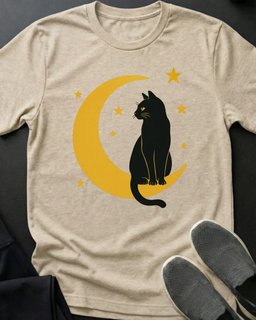 Luna Kitty Tee Gift For Cat Lover