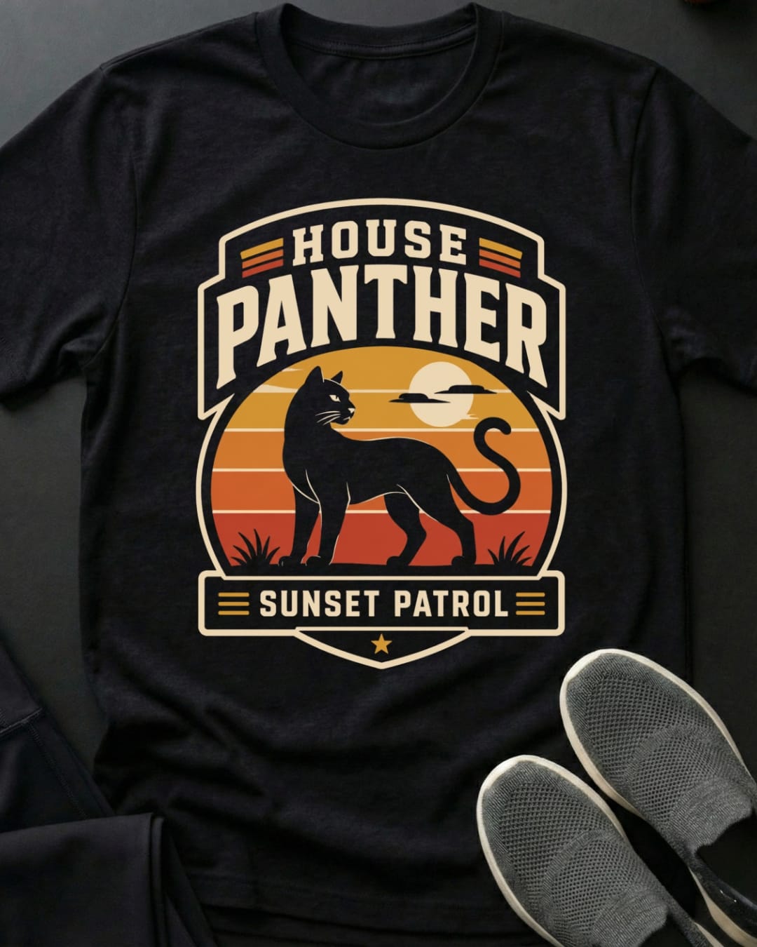 HP Sunset Patrol Tee Gift For Cat Lover
