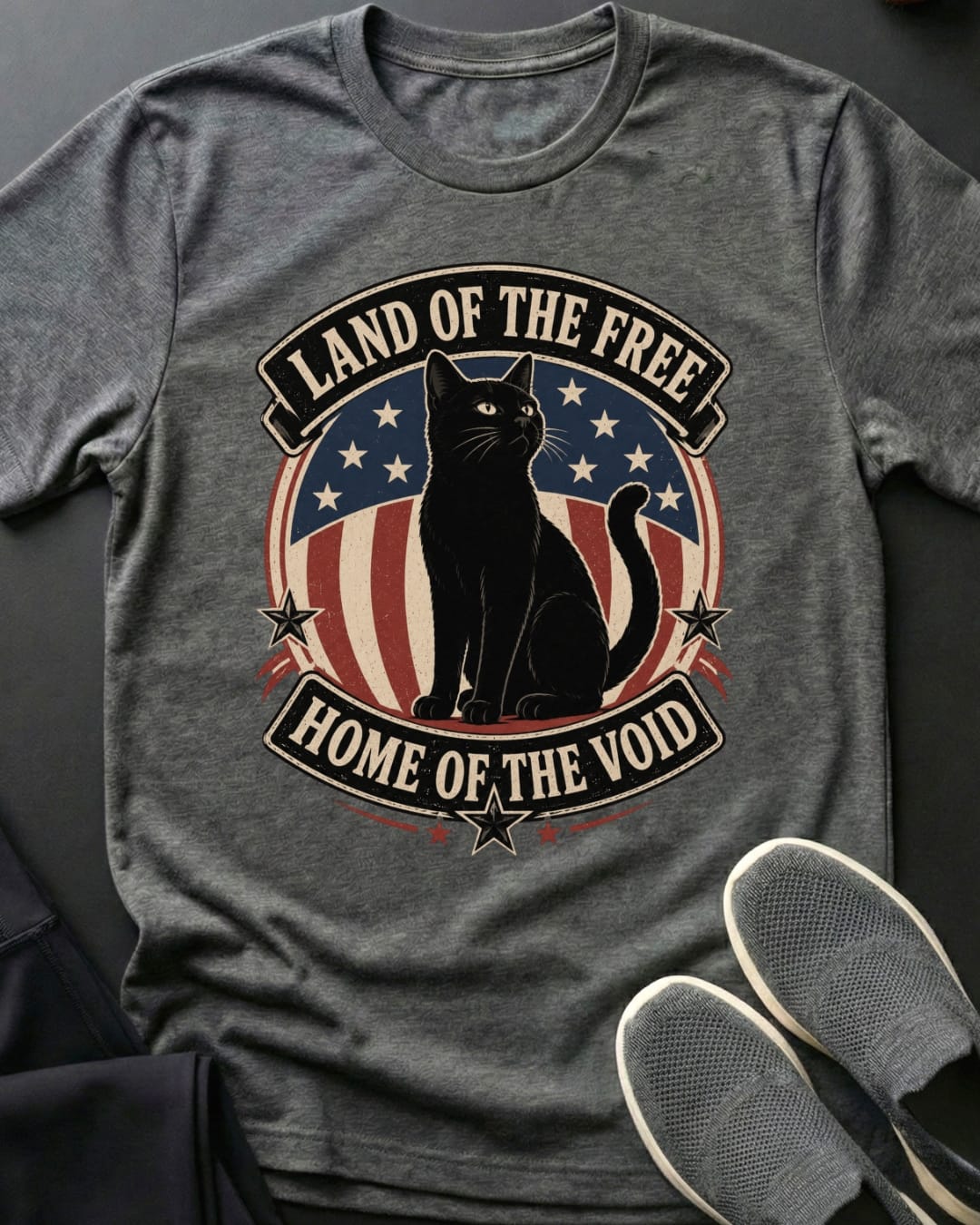 Home Of The Void Tee Gift For Cat Lover