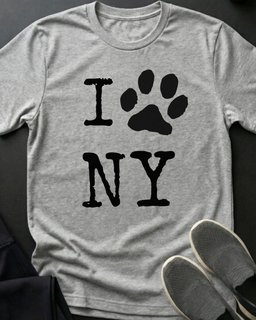 I Love New York Tee Gift For Cat Lover