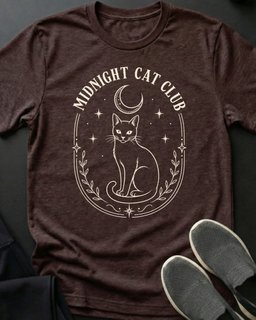 Midnight Cat Club Tee Gift For Cat Lover
