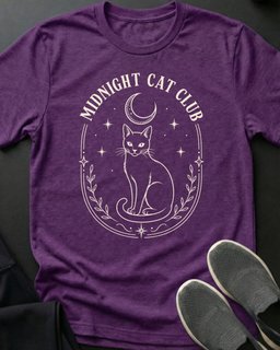 Midnight Cat Club Tee Gift For Cat Lover