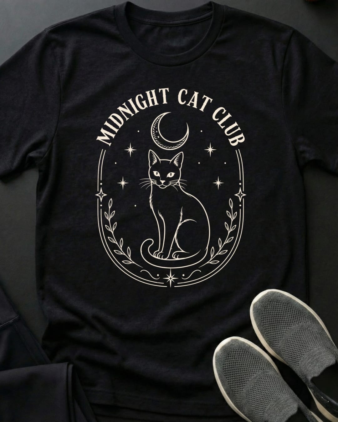 Midnight Cat Club Tee Gift For Cat Lover