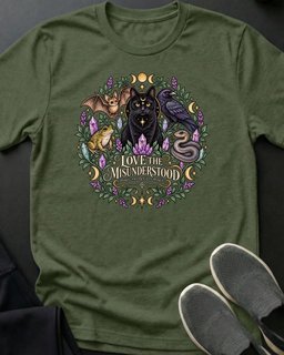 Love The Misunderstood Tee Gift For Cat Lover