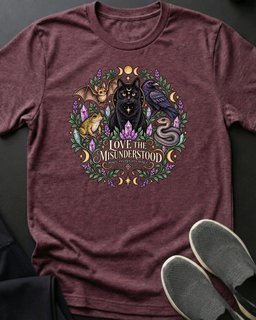 Love The Misunderstood Tee Gift For Cat Lover