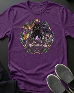 Love The Misunderstood Tee Gift For Cat Lover