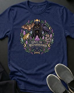 Love The Misunderstood Tee Gift For Cat Lover