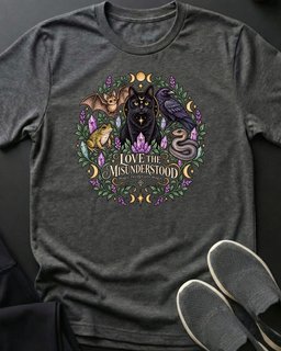 Love The Misunderstood Tee Gift For Cat Lover