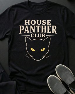 House Panther Club Tee Gift For Cat Lover
