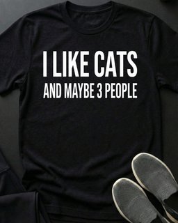 I Like Cats Tee Gift For Cat Lover