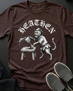 Heathen Tee Gift For Cat Lover