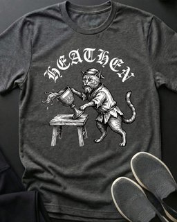 Heathen Tee Gift For Cat Lover