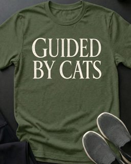 Guided Tee Gift For Cat Lover