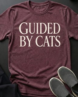 Guided Tee Gift For Cat Lover