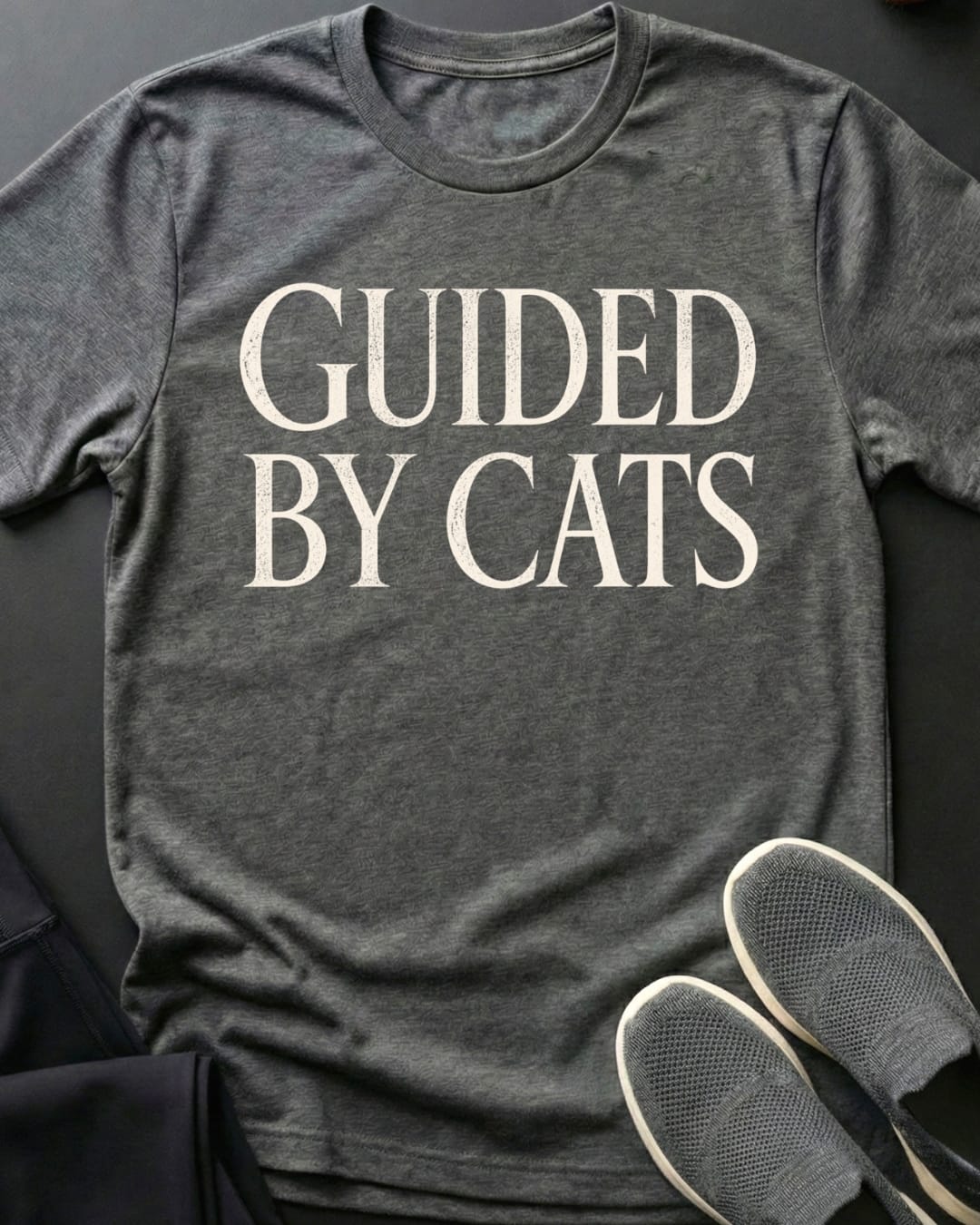 Guided Tee Gift For Cat Lover