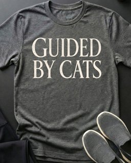 Guided Tee Gift For Cat Lover