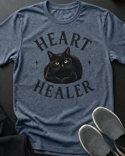 Heart Healer Tee Gift For Cat Lover