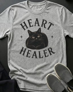 Heart Healer Tee Gift For Cat Lover