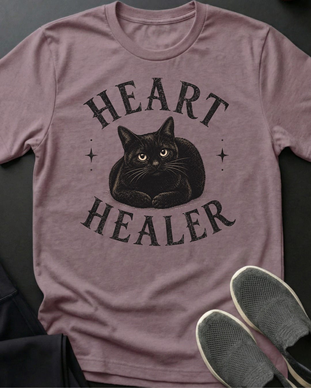 Heart Healer Tee Gift For Cat Lover
